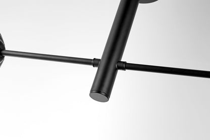 MODERN PENDANT CEILING LAMP BLACK FINO W2 - LuminaLux