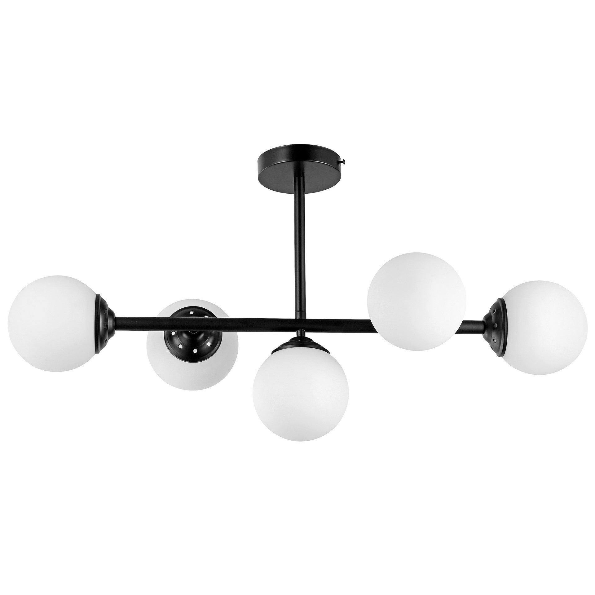 MODERN PENDANT CEILING LAMP BLACK FINO W5 - LuminaLux