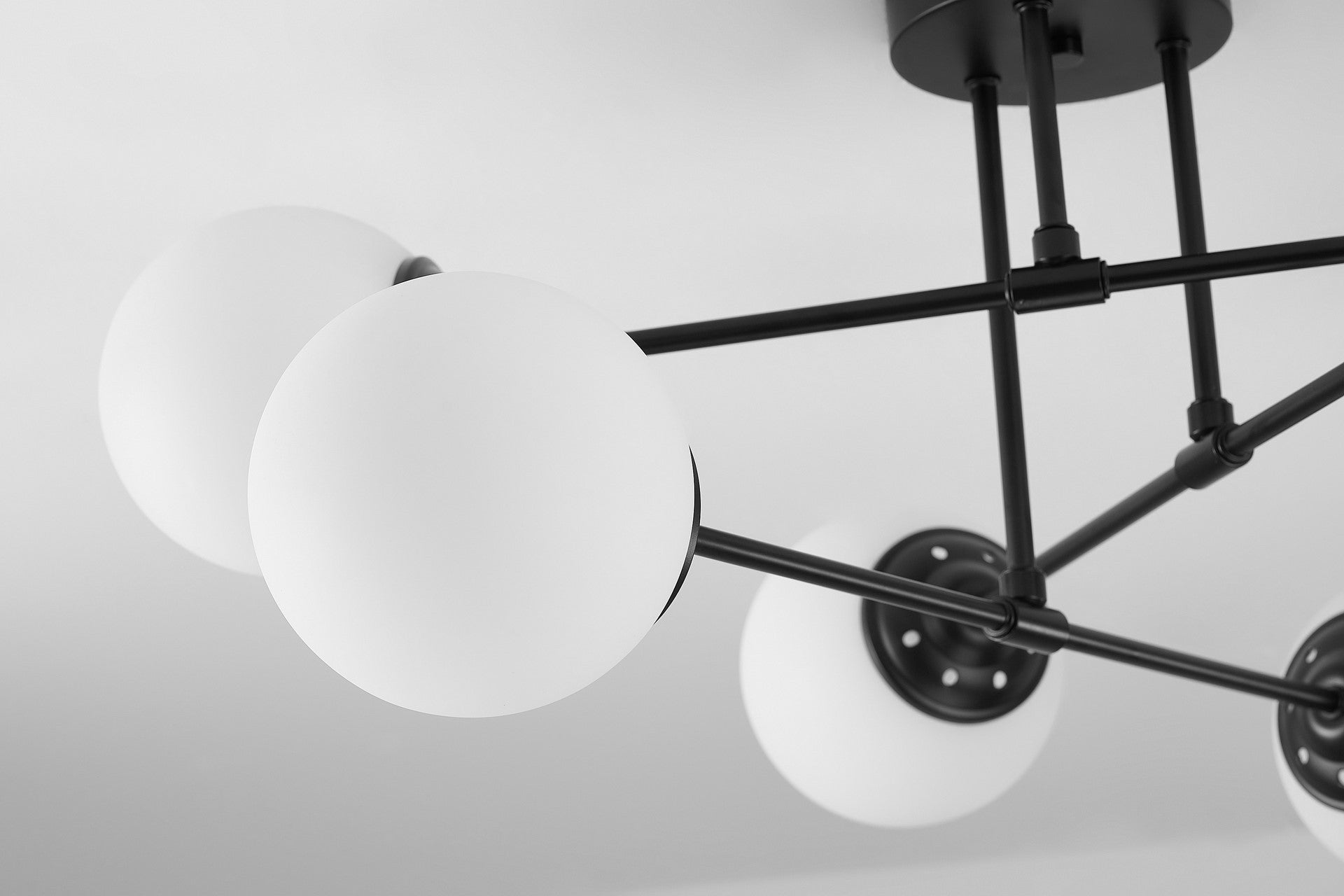 MODERN PENDANT CEILING LAMP BLACK FINO W6 - LuminaLux