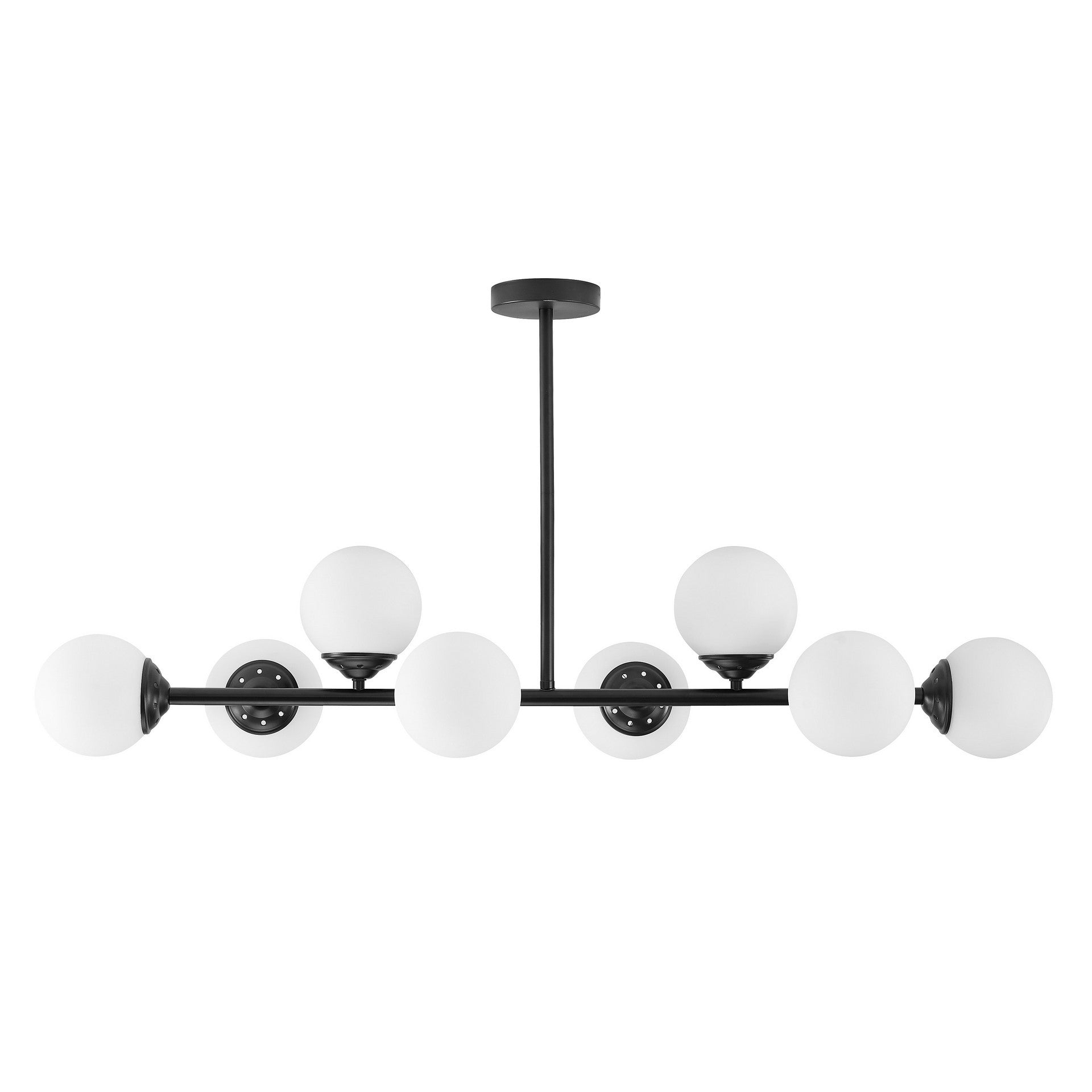 MODERN PENDANT CEILING LAMP BLACK FINO W8 - LuminaLux