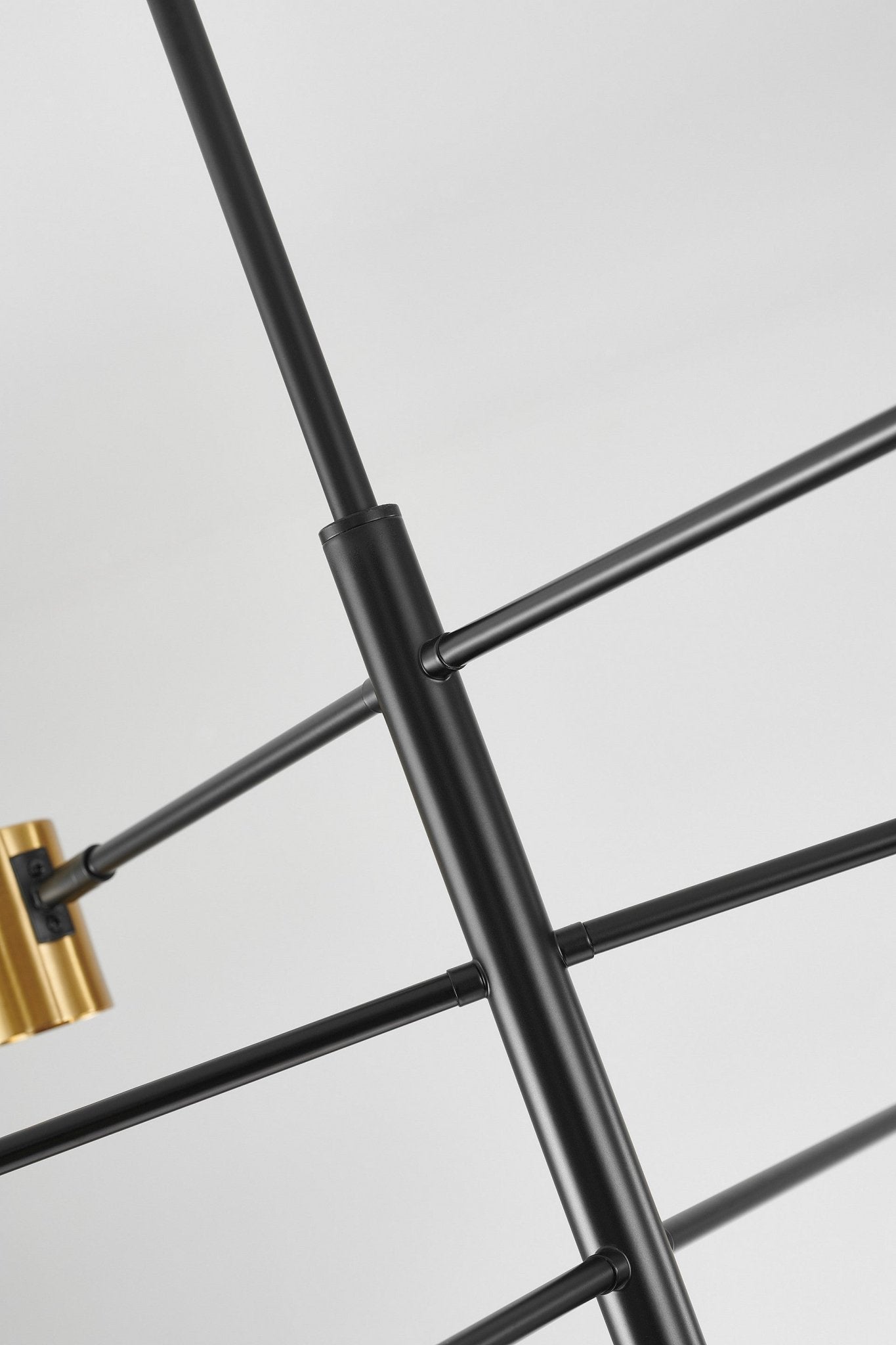 MODERN PENDANT CEILING LAMP BLACK - GOLD DORA W6 - LuminaLux