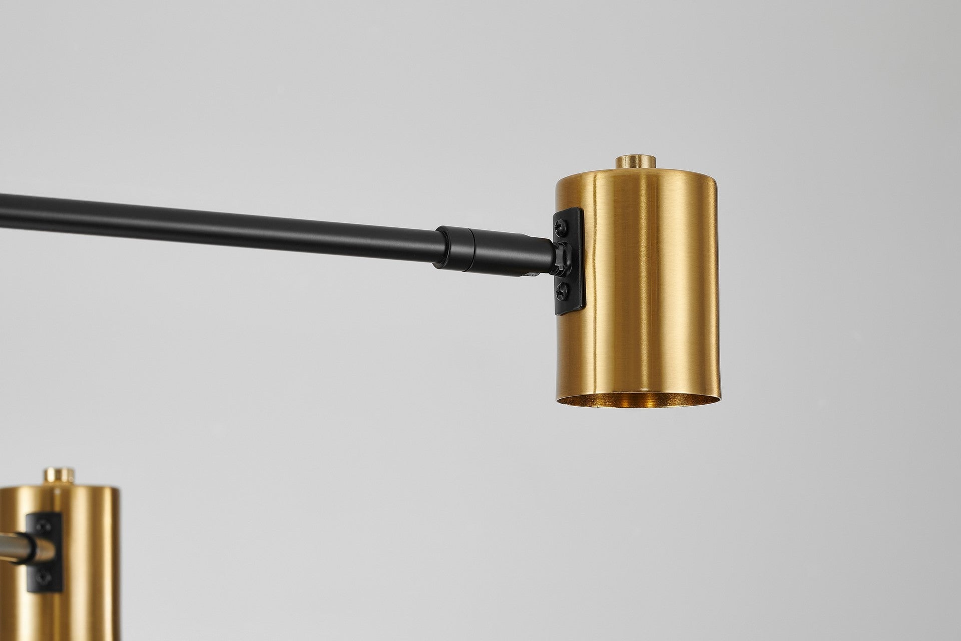 MODERN PENDANT CEILING LAMP BLACK - GOLD DORA W6 - LuminaLux