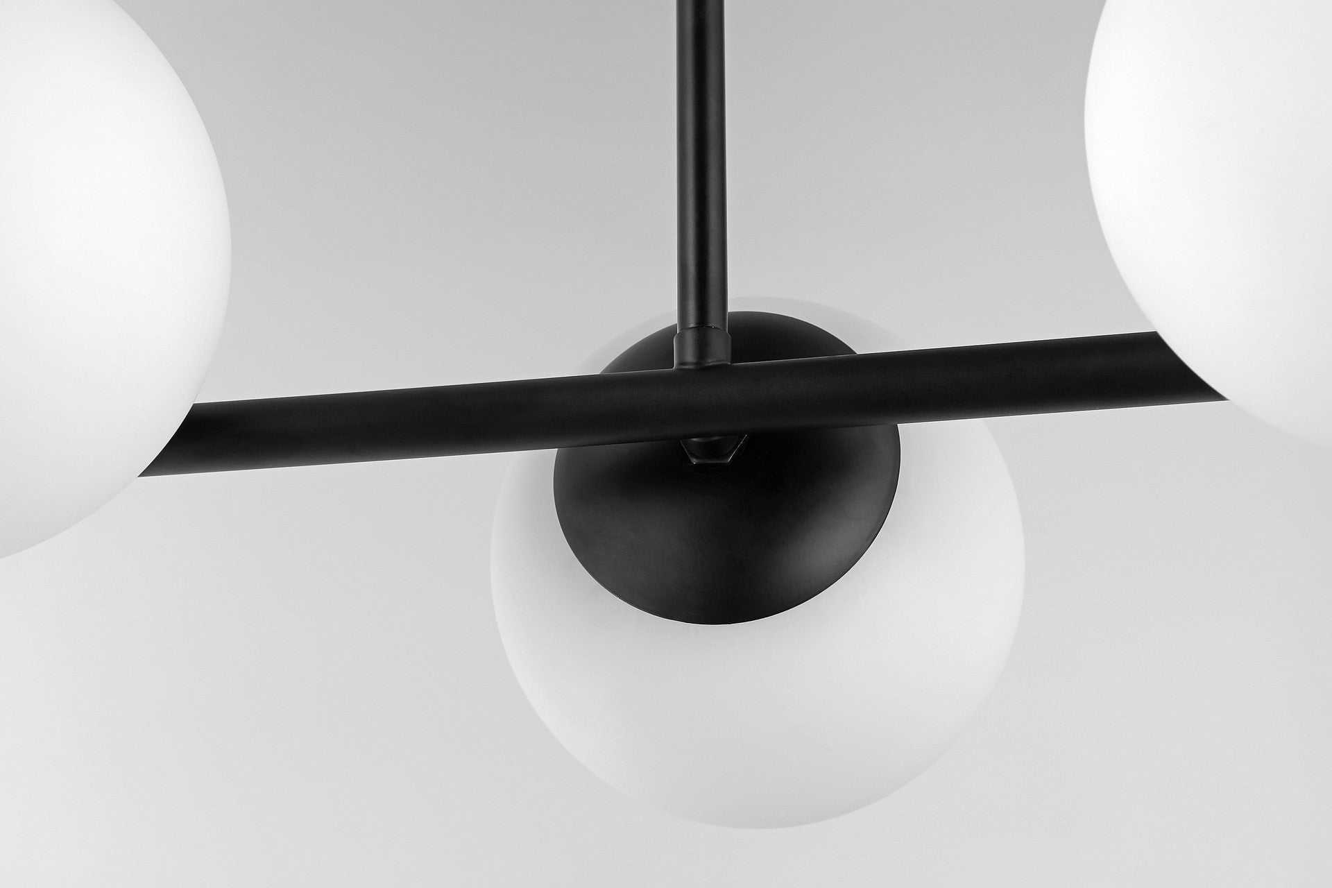 MODERN PENDANT CEILING LAMP BLACK LEDO W3 - LuminaLux