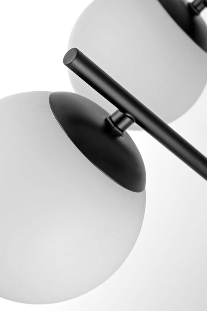 MODERN PENDANT CEILING LAMP BLACK LEDO W4 - LuminaLux
