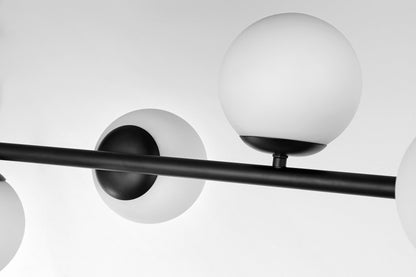 MODERN PENDANT CEILING LAMP BLACK LEDO W5 - LuminaLux
