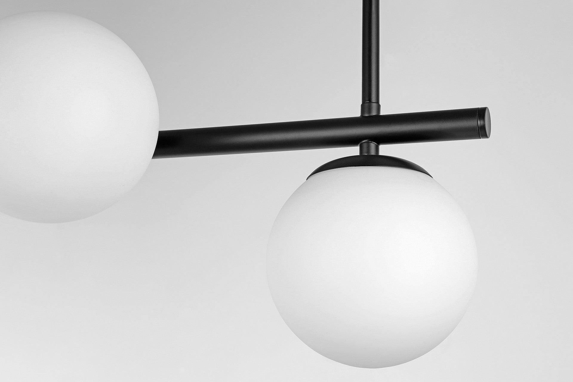 MODERN PENDANT CEILING LAMP BLACK LEDO W5 - LuminaLux