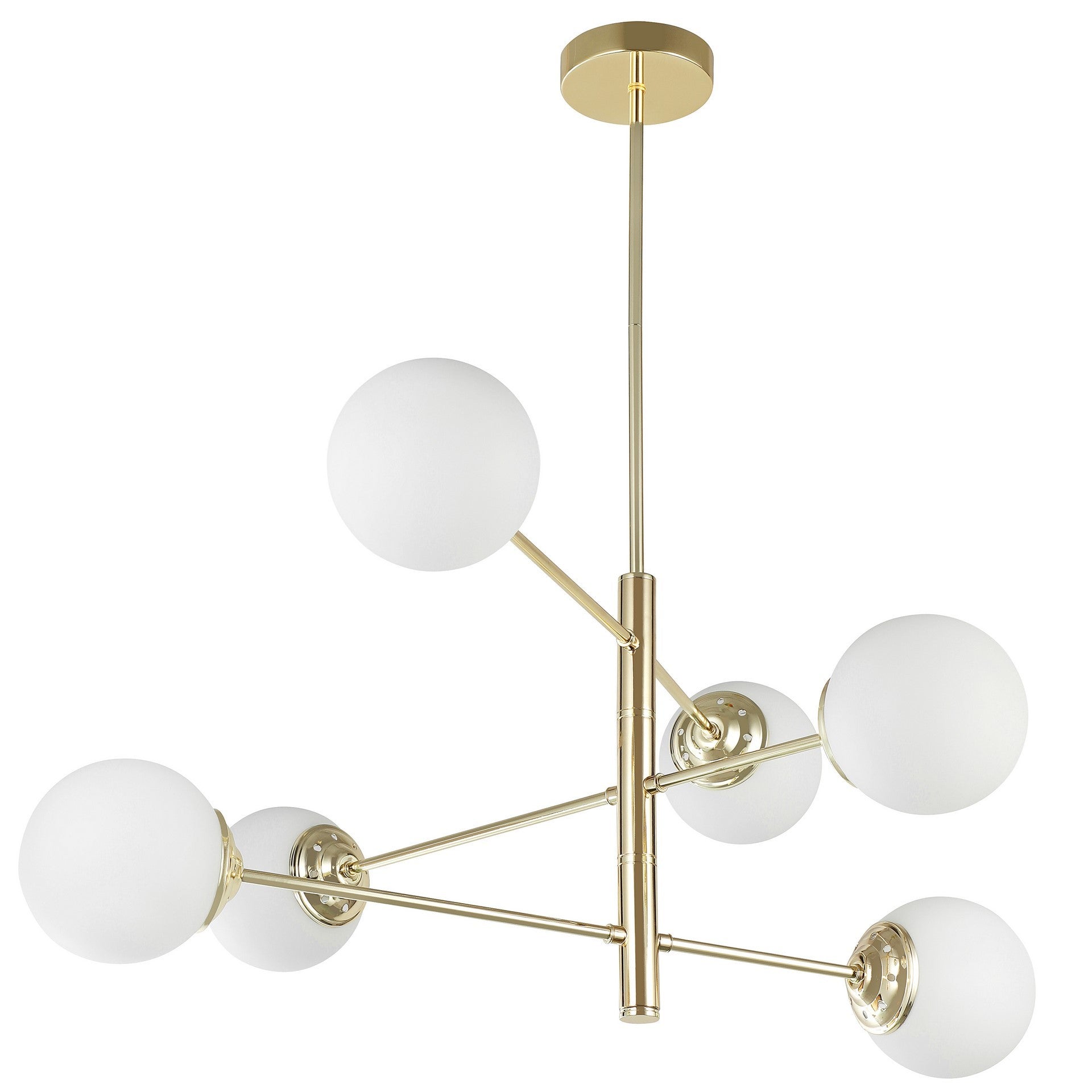 MODERN PENDANT CEILING LAMP CLASSIC GOLD FINO PRO W6 - LuminaLux
