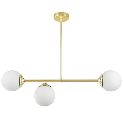 MODERN PENDANT CEILING LAMP CLASSIC GOLD FINO W3 - LuminaLux