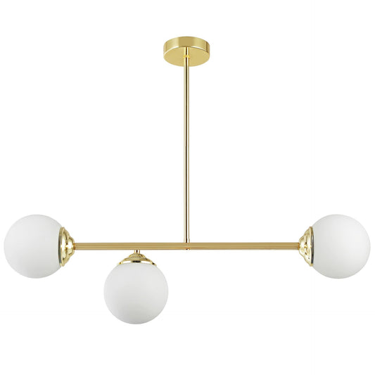MODERN PENDANT CEILING LAMP CLASSIC GOLD FINO W3 - LuminaLux