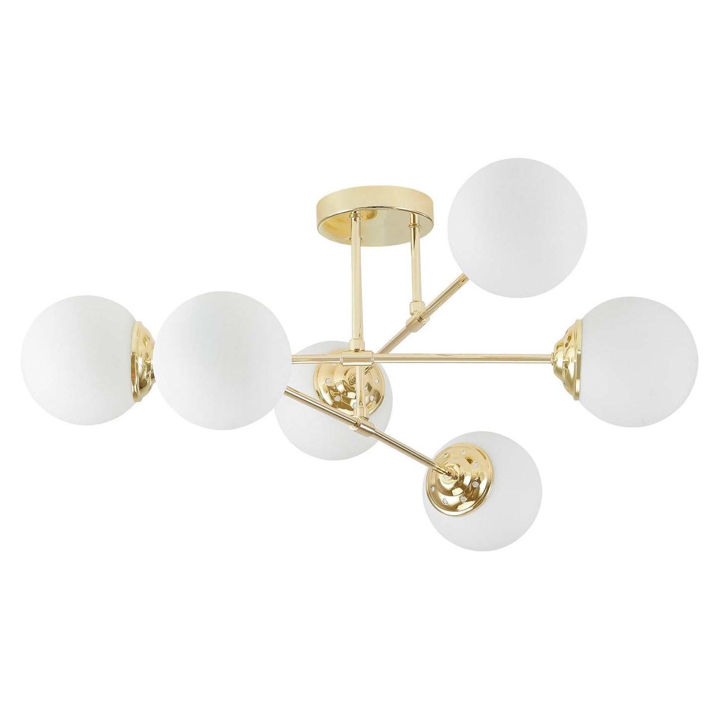 MODERN PENDANT CEILING LAMP CLASSIC GOLD FINO W6 - LuminaLux