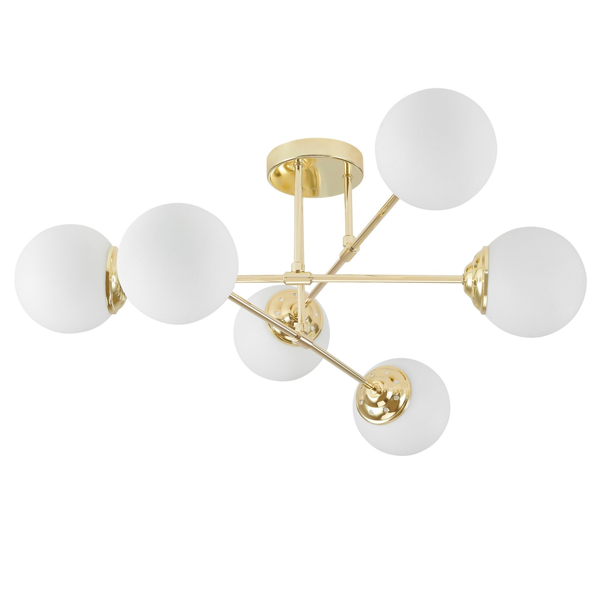MODERN PENDANT CEILING LAMP CLASSIC GOLD FINO W6 - LuminaLux