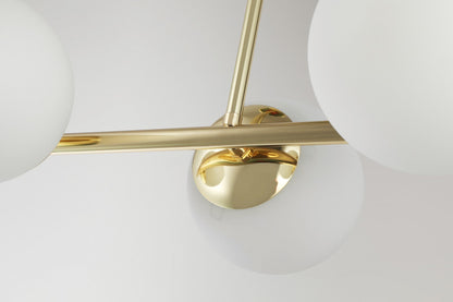 MODERN PENDANT CEILING LAMP CLASSIC GOLD LEDO W3 - LuminaLux