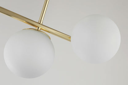 MODERN PENDANT CEILING LAMP CLASSIC GOLD LEDO W3 LONG - LuminaLux
