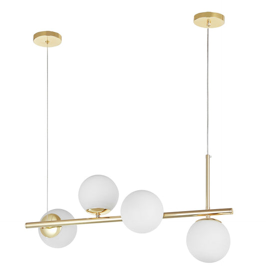 MODERN PENDANT CEILING LAMP CLASSIC GOLD LEDO W4 - LuminaLux