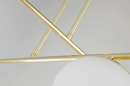 MODERN PENDANT CEILING LAMP CLASSIC GOLD LEDO W4 - LuminaLux
