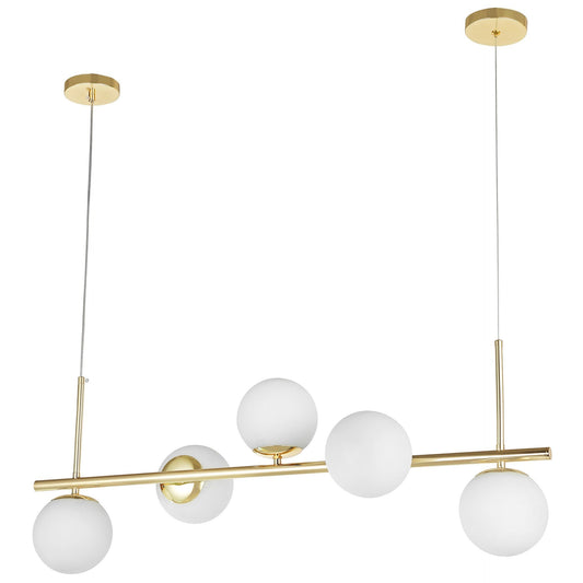 MODERN PENDANT CEILING LAMP CLASSIC GOLD LEDO W5 - LuminaLux