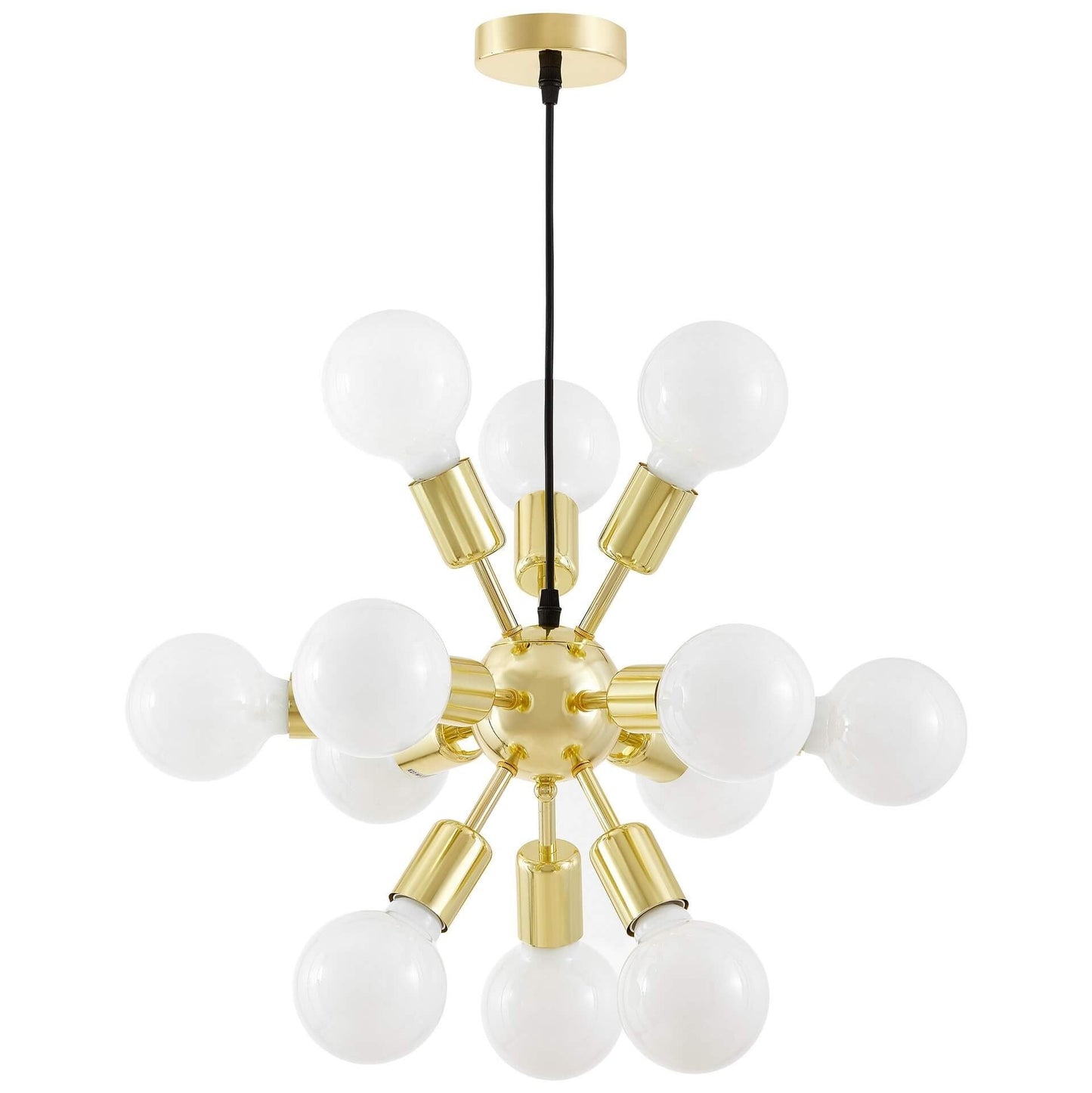 MODERN PENDANT CEILING LAMP CLASSIC GOLD NOVA W12 - LuminaLux