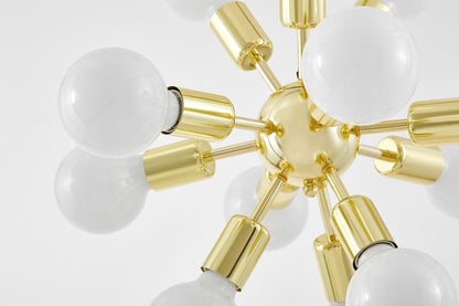 MODERN PENDANT CEILING LAMP CLASSIC GOLD NOVA W12 - LuminaLux