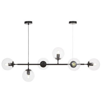 MODERN PENDANT LAMP BLACK CEREDO W6 - LuminaLux