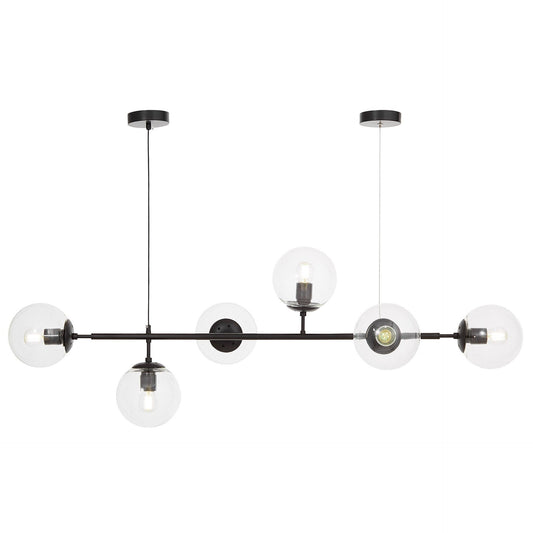 MODERN PENDANT LAMP BLACK CEREDO W6 - LuminaLux
