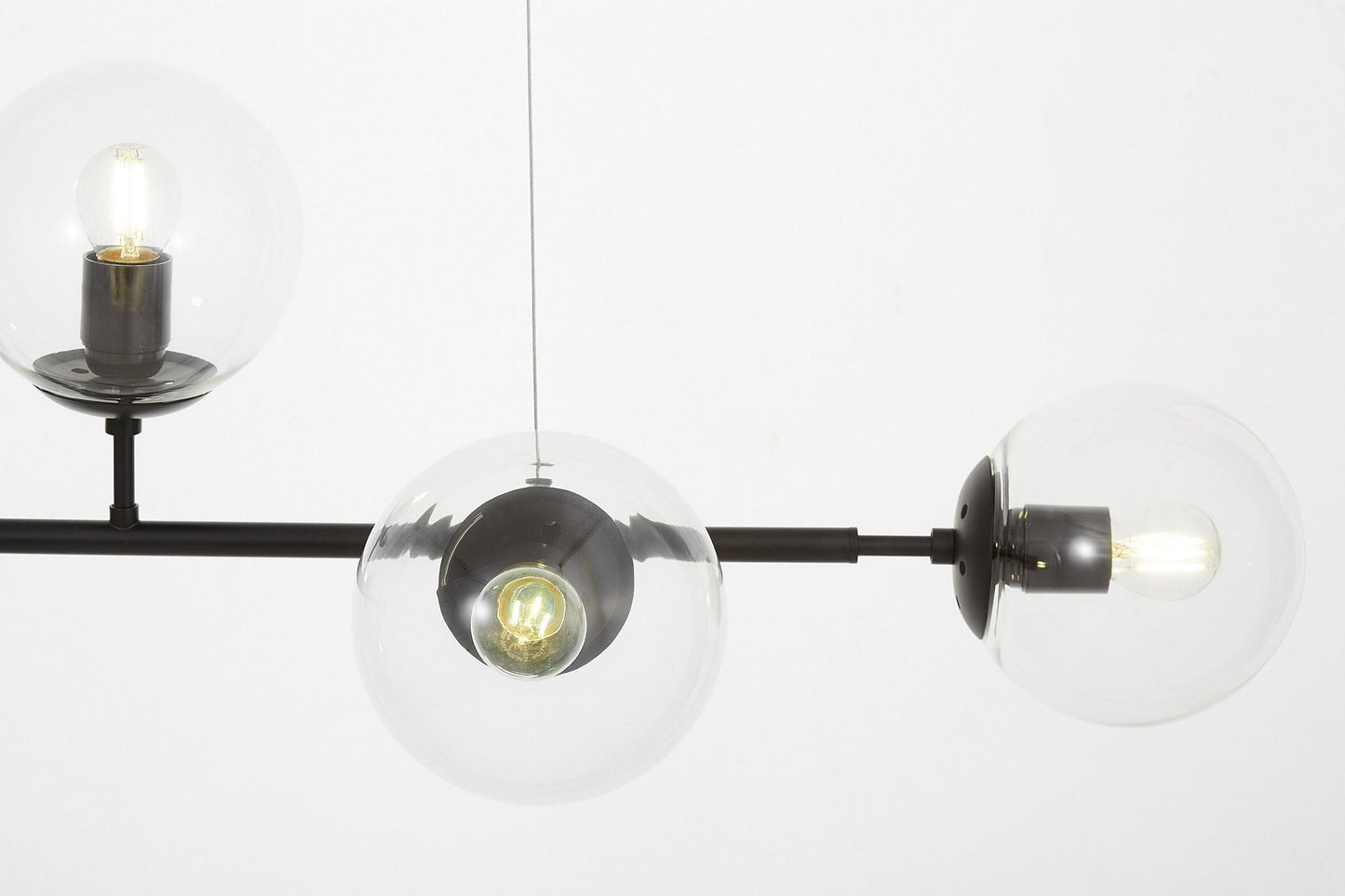 MODERN PENDANT LAMP BLACK CEREDO W6 - LuminaLux