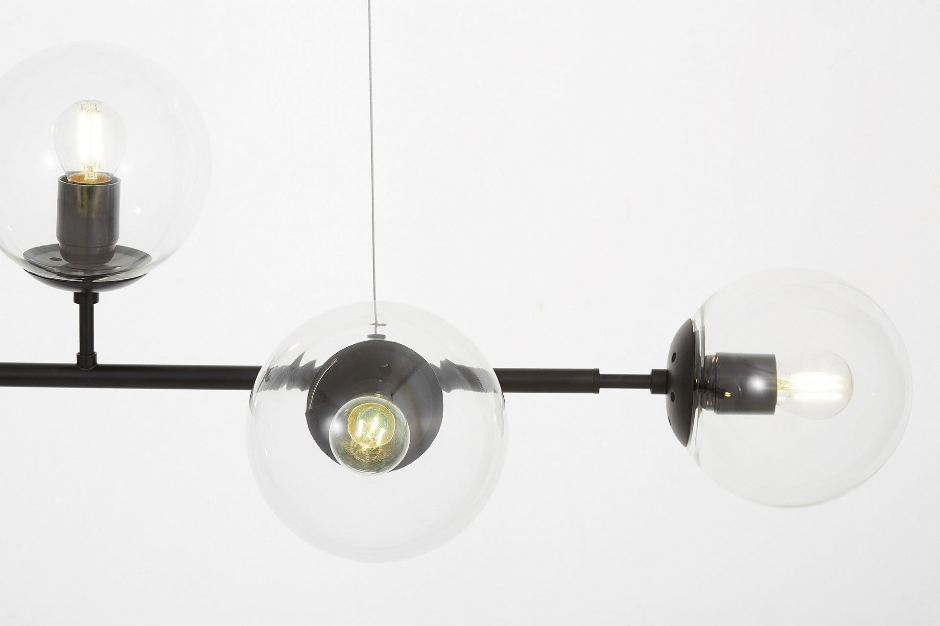 MODERN PENDANT LAMP BLACK CEREDO W6 - LuminaLux
