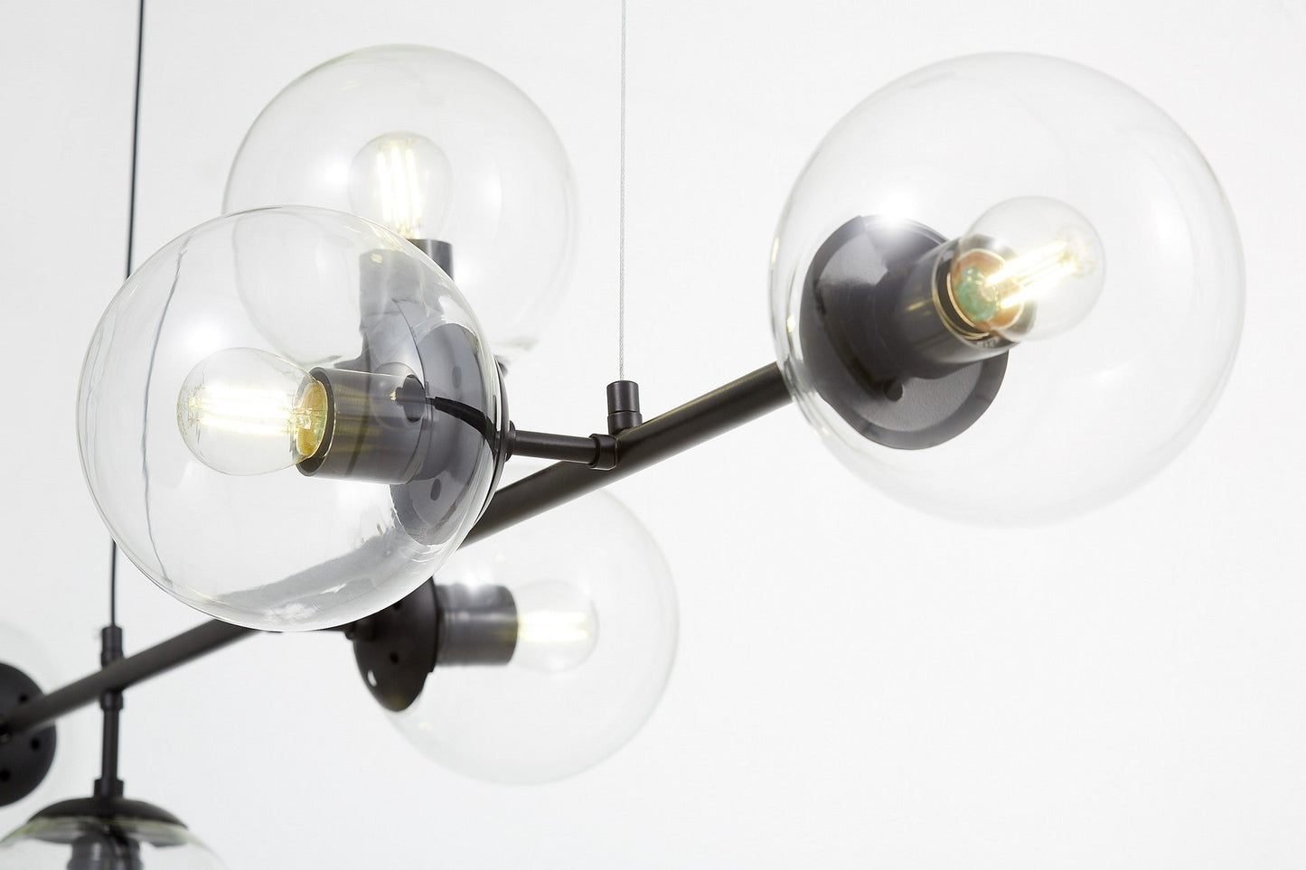 MODERN PENDANT LAMP BLACK CEREDO W6 - LuminaLux
