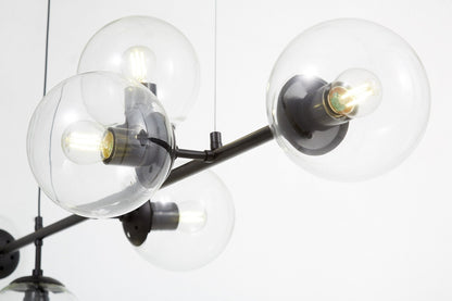 MODERN PENDANT LAMP BLACK CEREDO W6 - LuminaLux