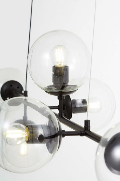 MODERN PENDANT LAMP BLACK CEREDO W6 - LuminaLux