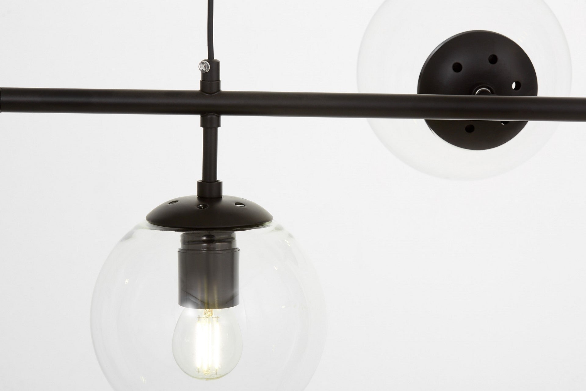 MODERN PENDANT LAMP BLACK CEREDO W6 - LuminaLux