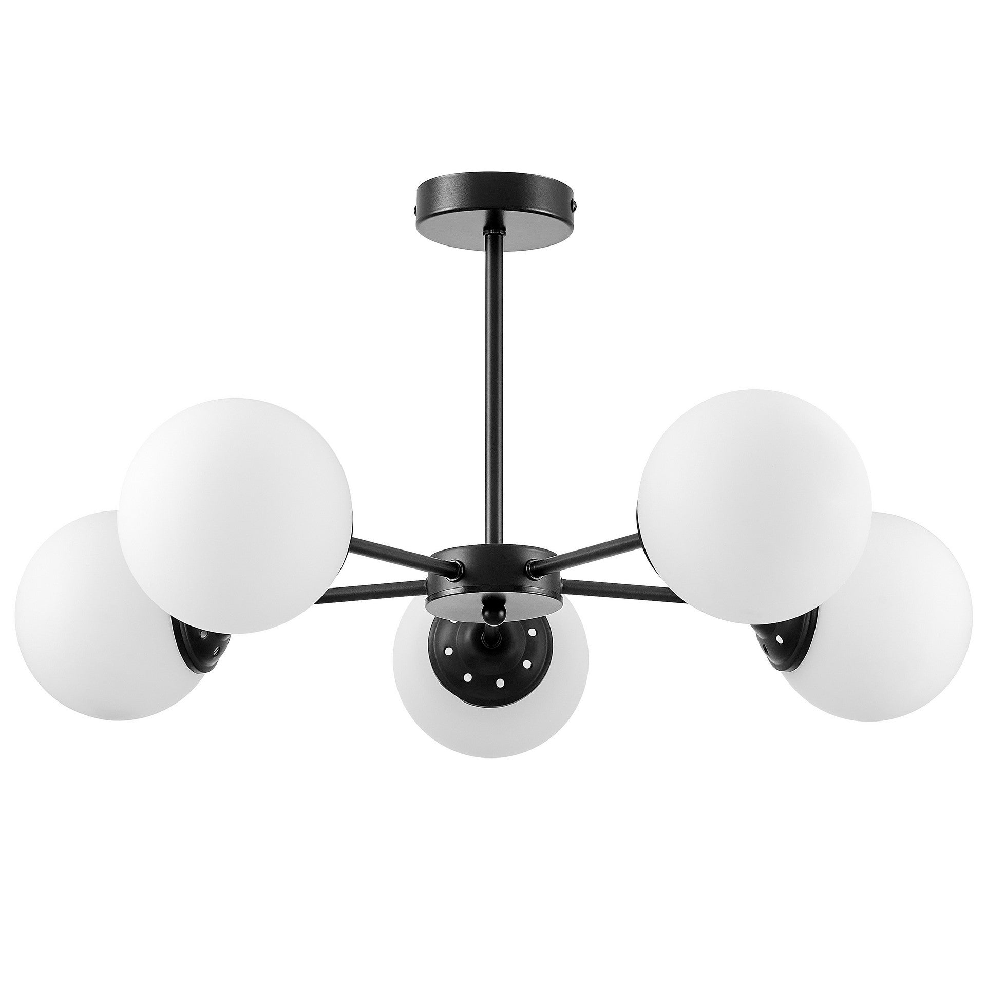 MODERN PENDANT LAMP BLACK FINO RING W5 - LuminaLux