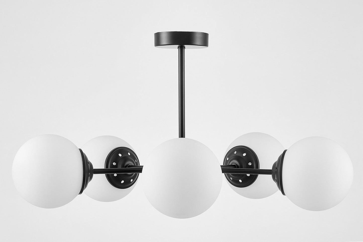 MODERN PENDANT LAMP BLACK FINO RING W5 - LuminaLux