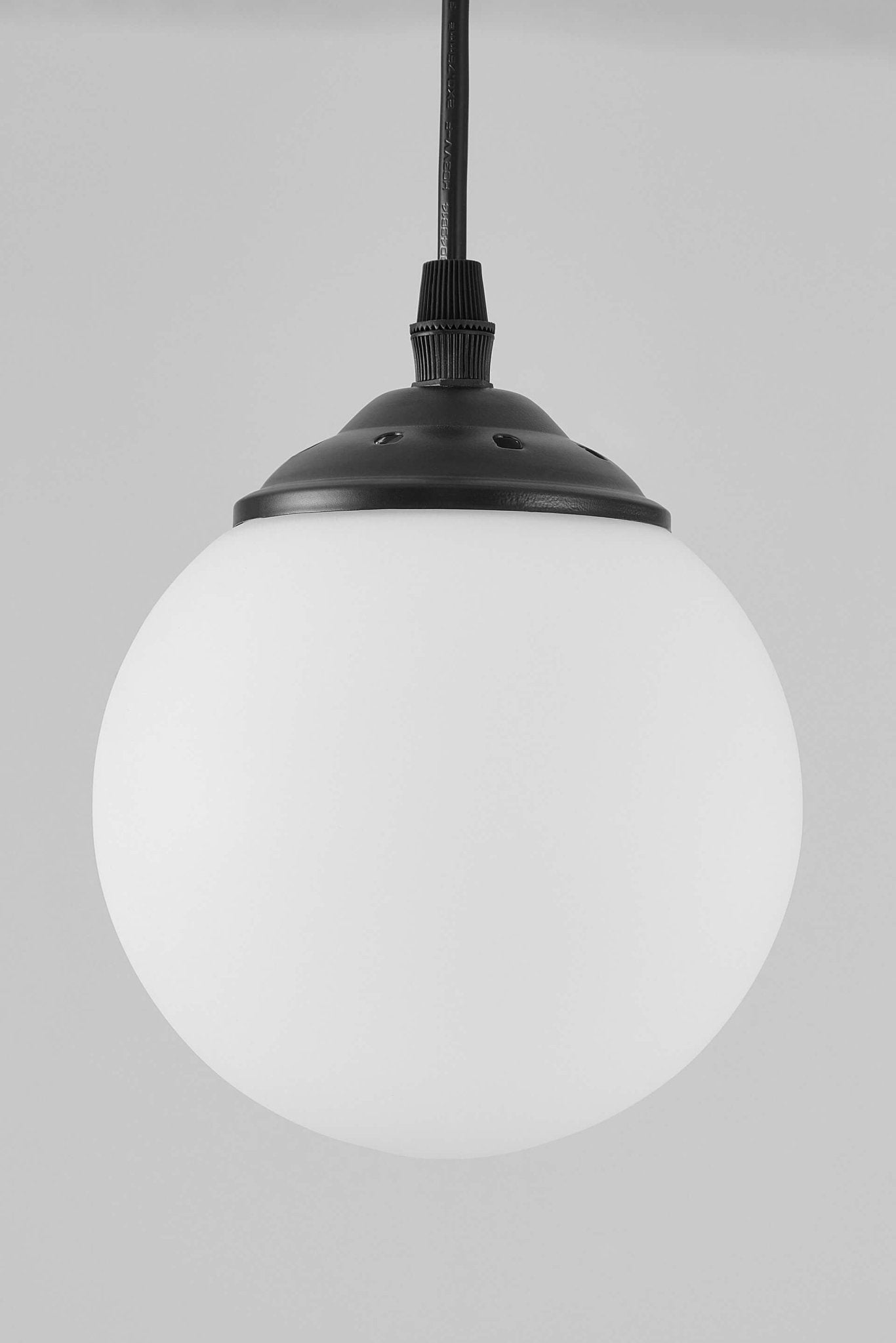 MODERN PENDANT LAMP BLACK FINO W1 - LuminaLux