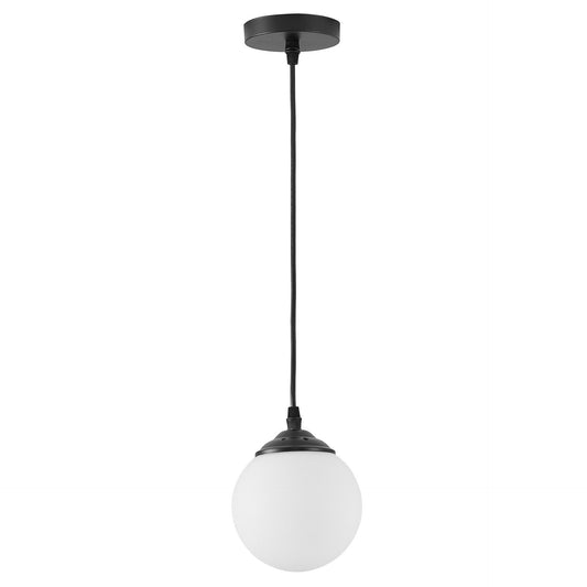 MODERN PENDANT LAMP BLACK FINO W1 - LuminaLux