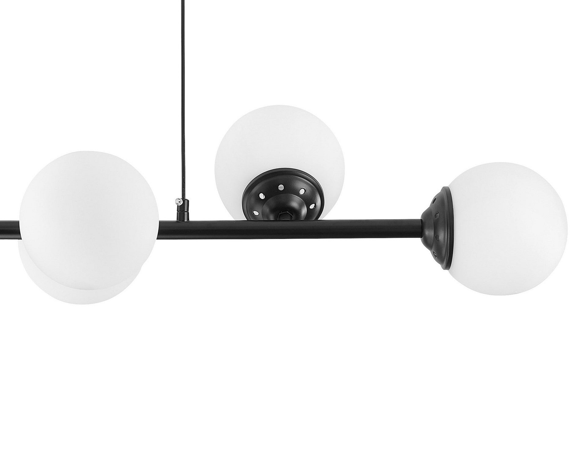 MODERN PENDANT LAMP BLACK FINO W6 - LuminaLux