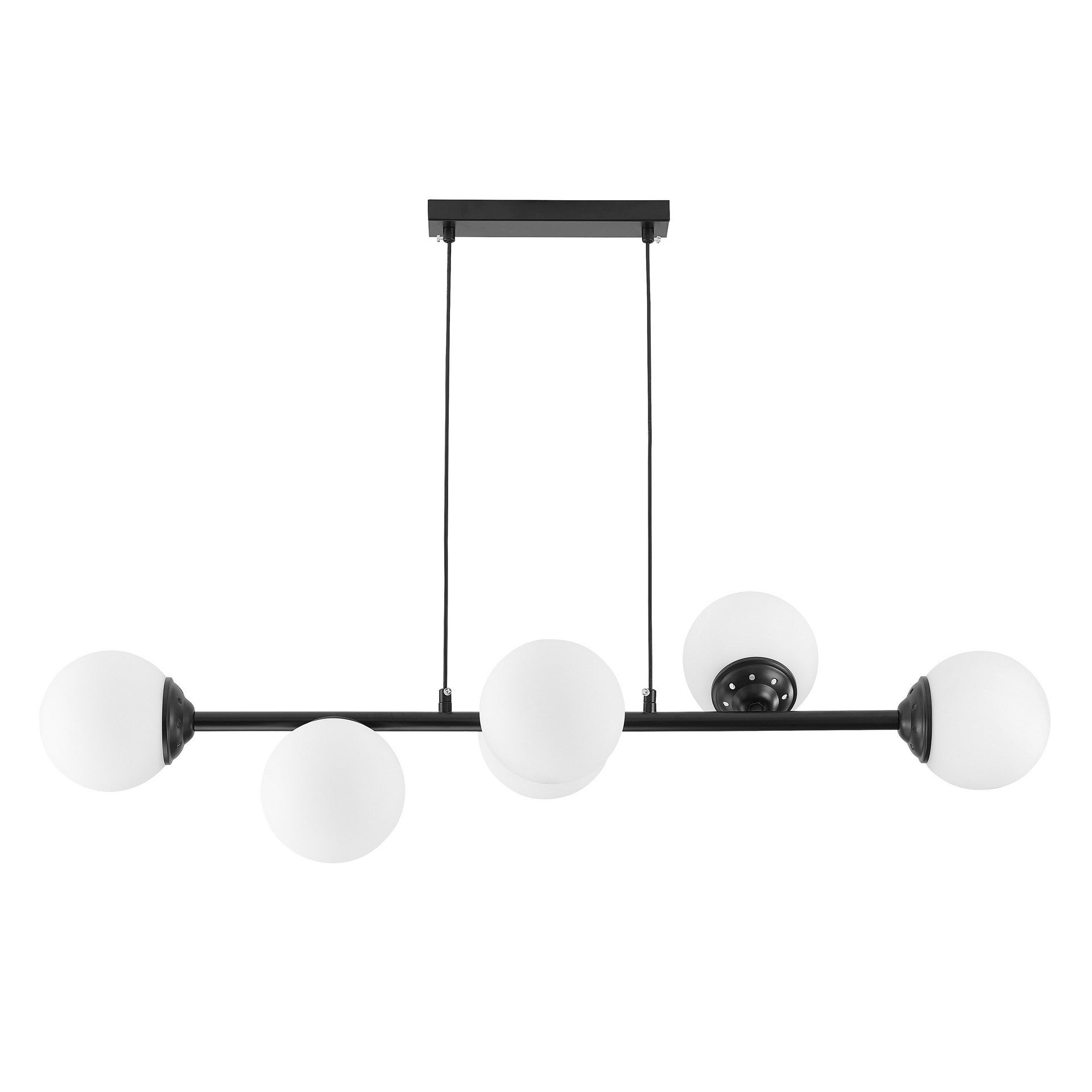 MODERN PENDANT LAMP BLACK FINO W6 - LuminaLux