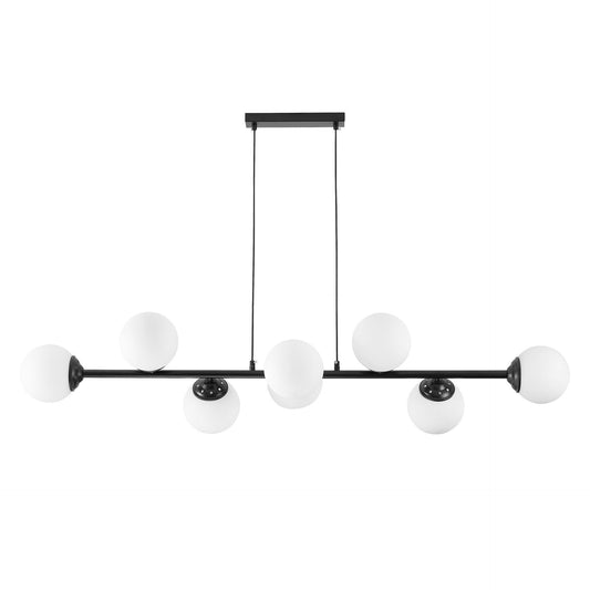 MODERN PENDANT LAMP BLACK FINO W8 - LuminaLux
