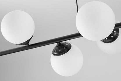 MODERN PENDANT LAMP BLACK FINO W8 - LuminaLux