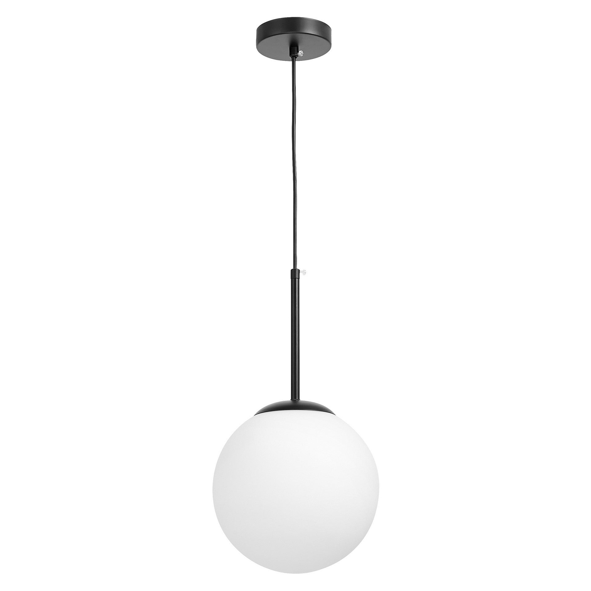 MODERN PENDANT LAMP BLACK FREDICA D20 - LuminaLux
