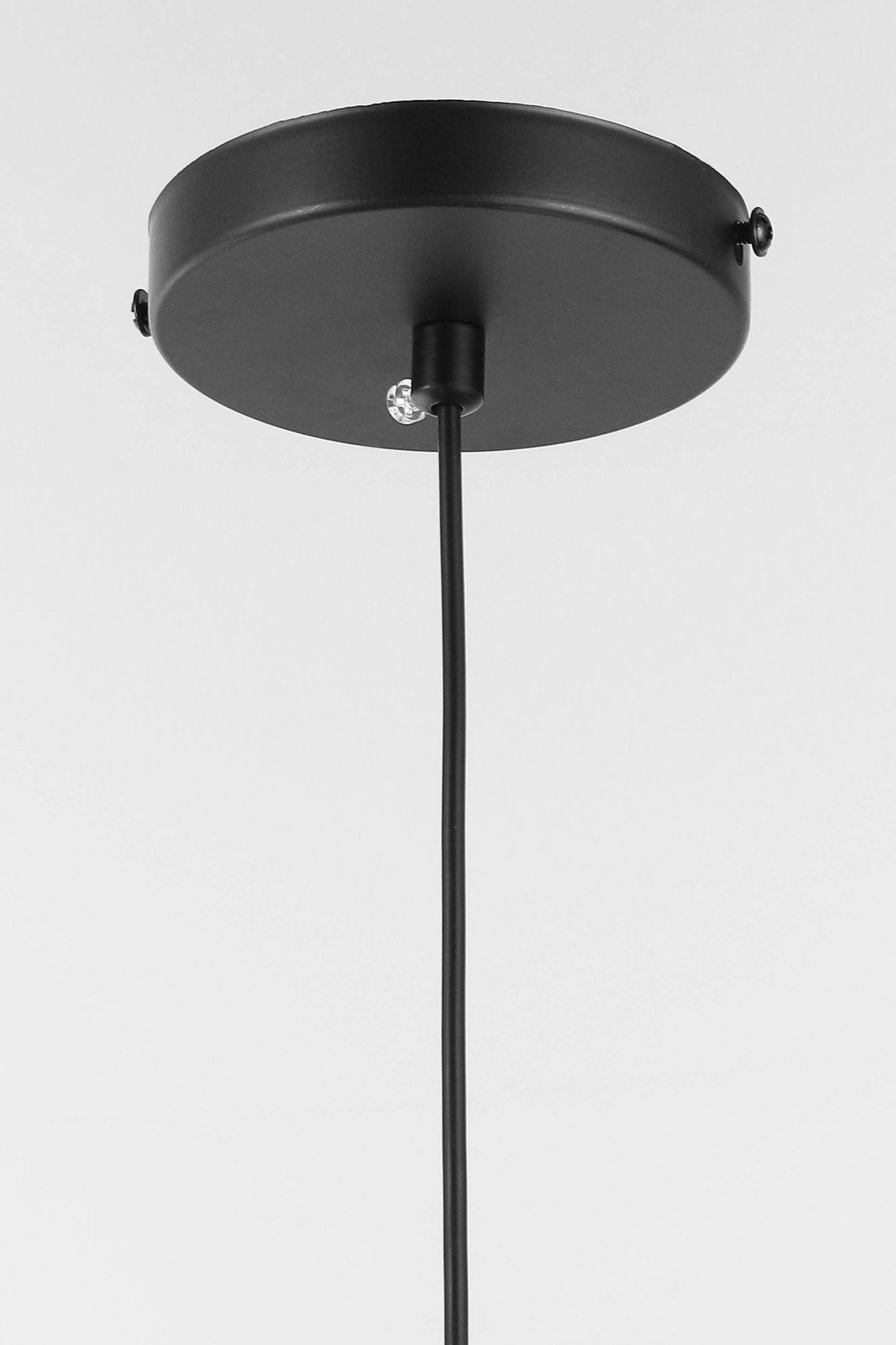 MODERN PENDANT LAMP BLACK LEDO W2 - LuminaLux