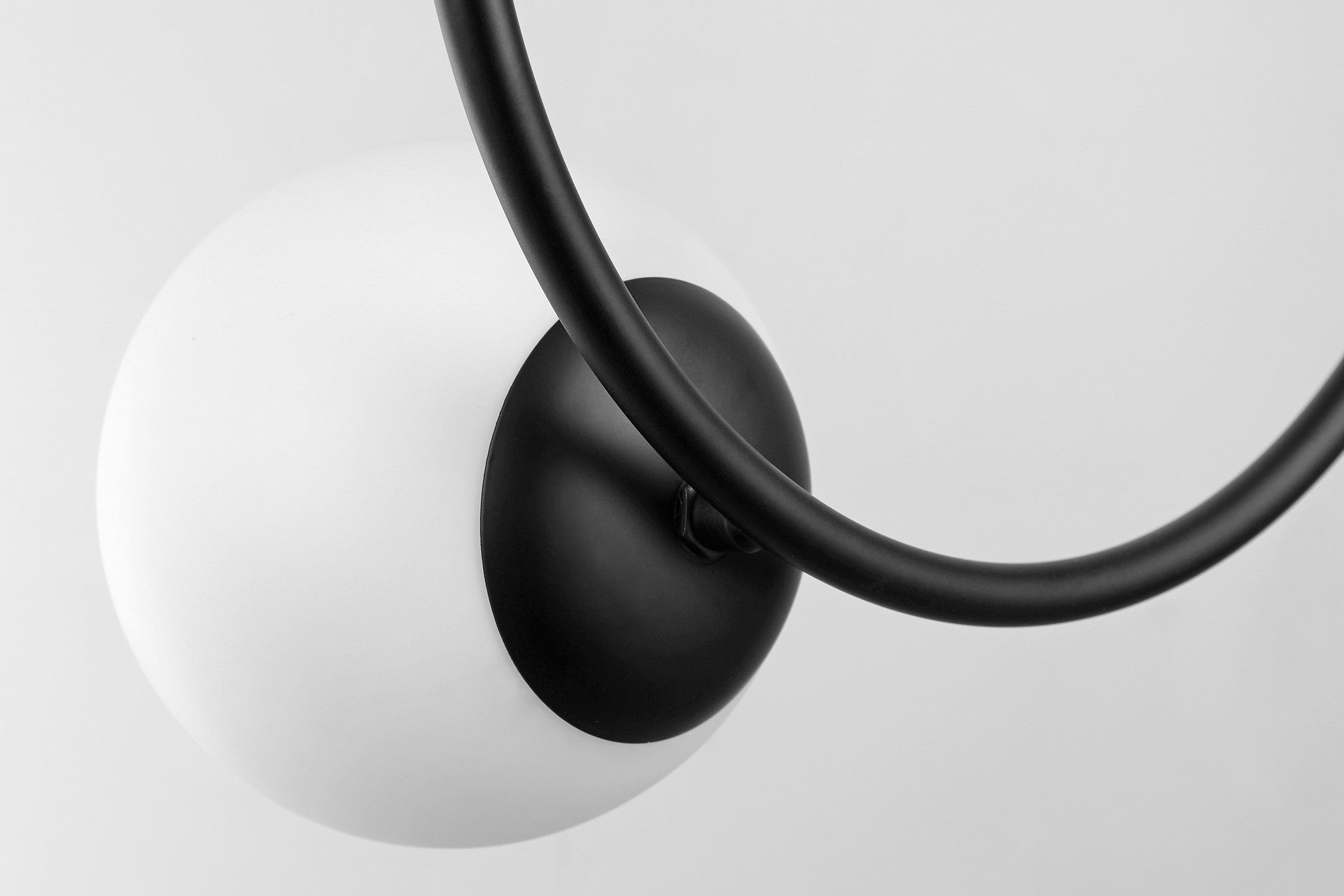 MODERN PENDANT LAMP BLACK LEDO W2 - LuminaLux