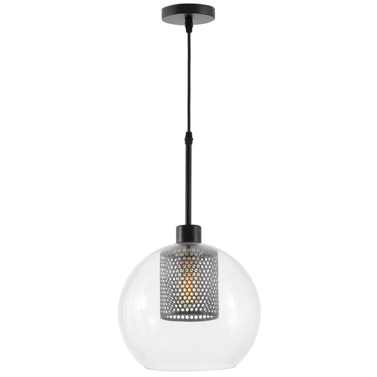 MODERN PENDANT LAMP BLACK NET W1 - LuminaLux