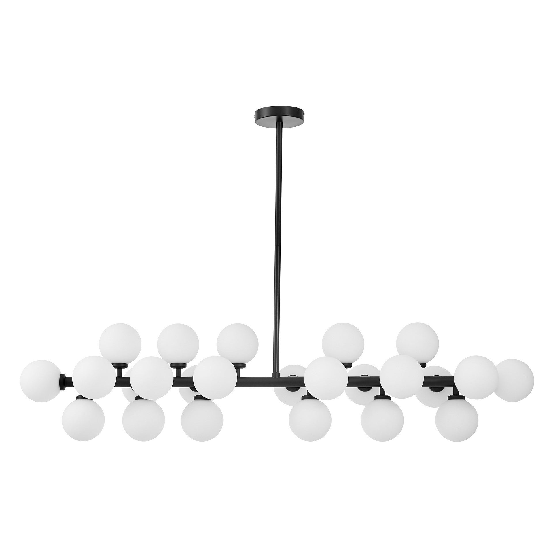 MODERN PENDANT LAMP BLACK PETRICA W24 - LuminaLux