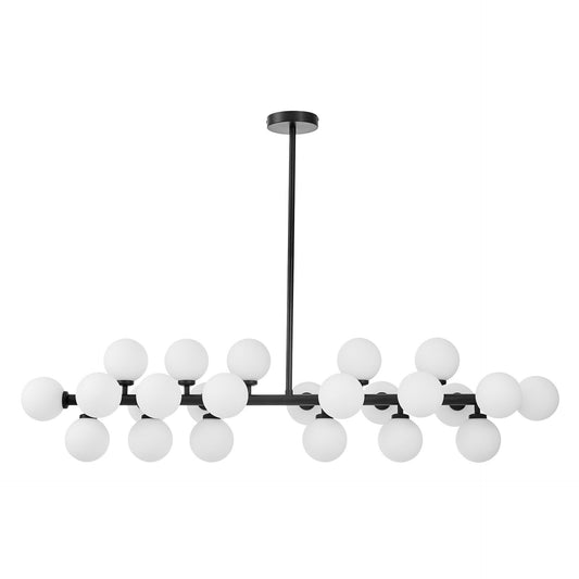 MODERN PENDANT LAMP BLACK PETRICA W24 - LuminaLux
