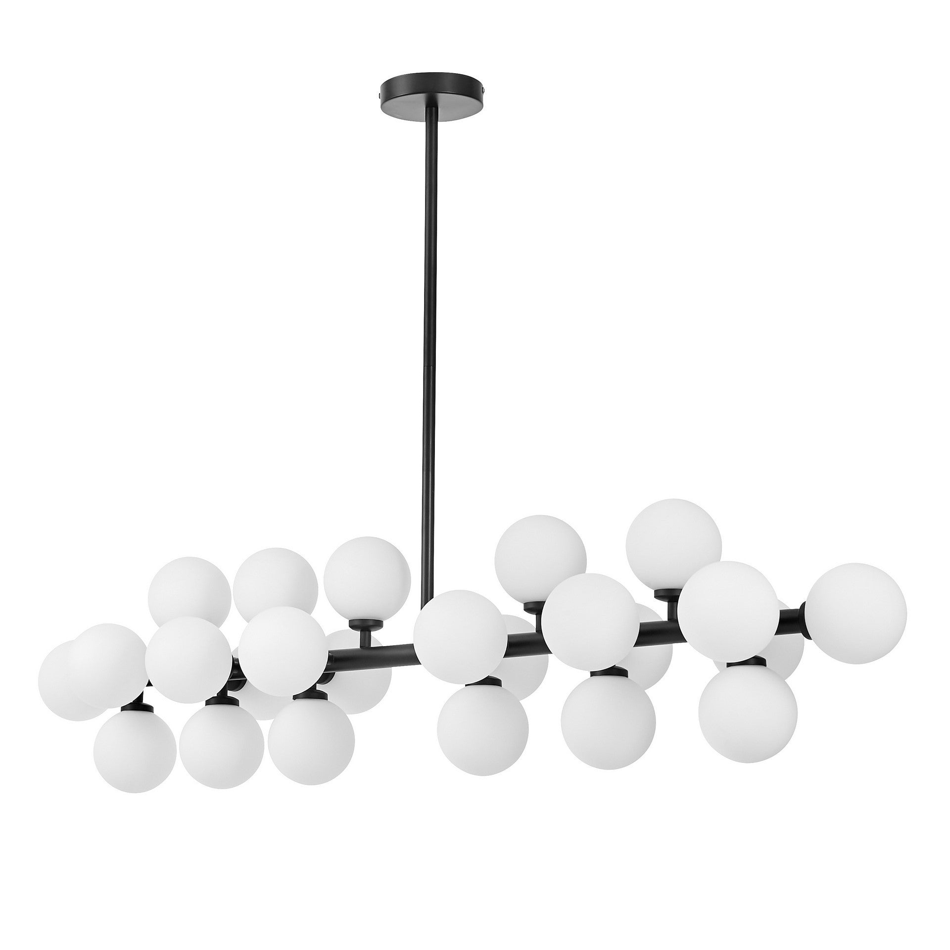 MODERN PENDANT LAMP BLACK PETRICA W24 - LuminaLux