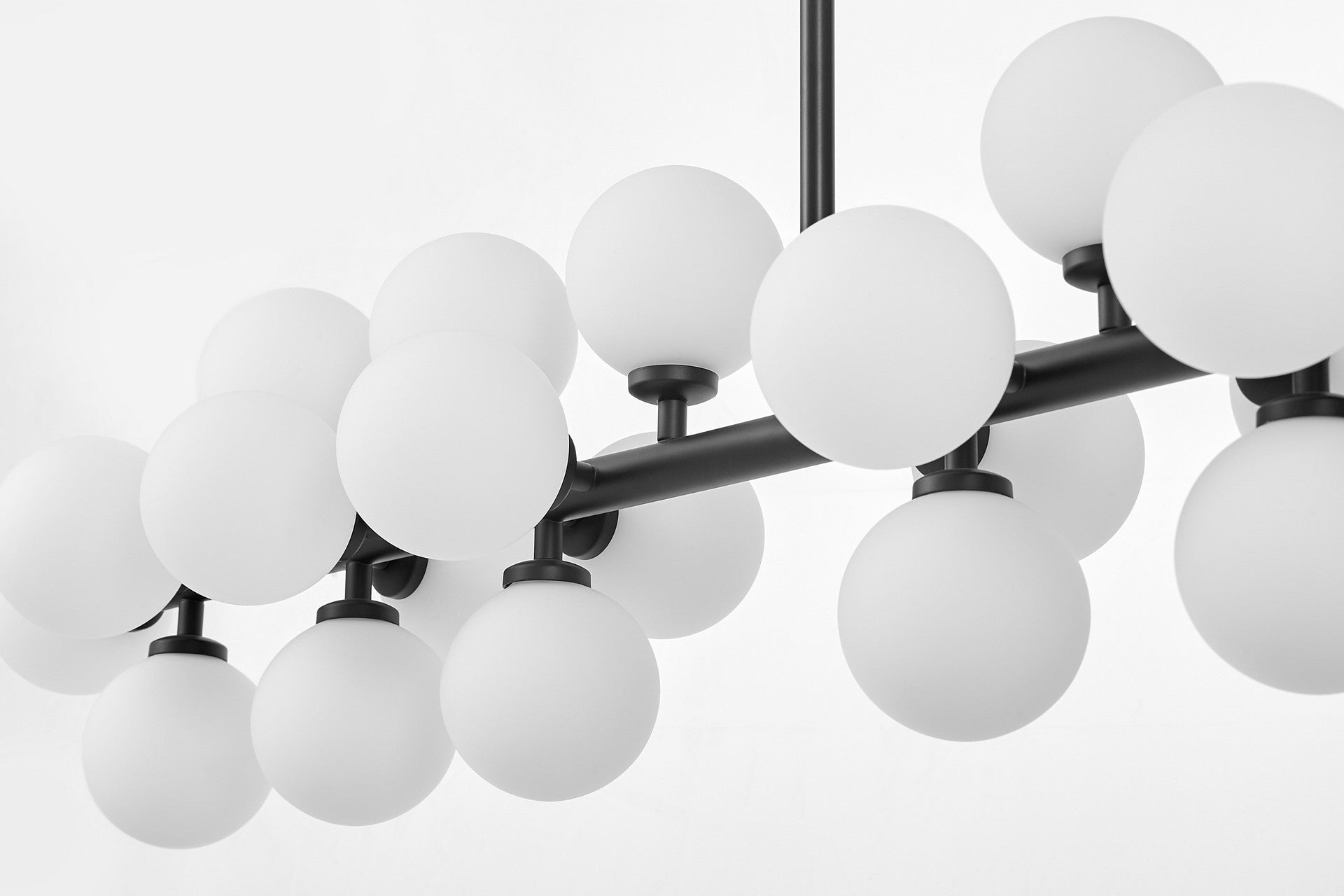 MODERN PENDANT LAMP BLACK PETRICA W24 - LuminaLux