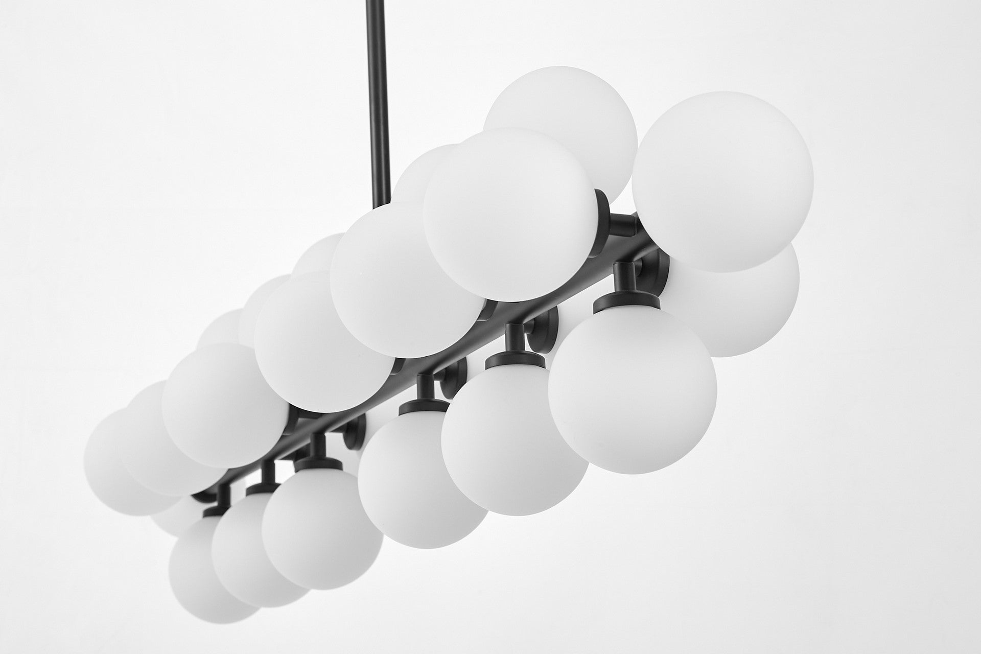 MODERN PENDANT LAMP BLACK PETRICA W24 - LuminaLux
