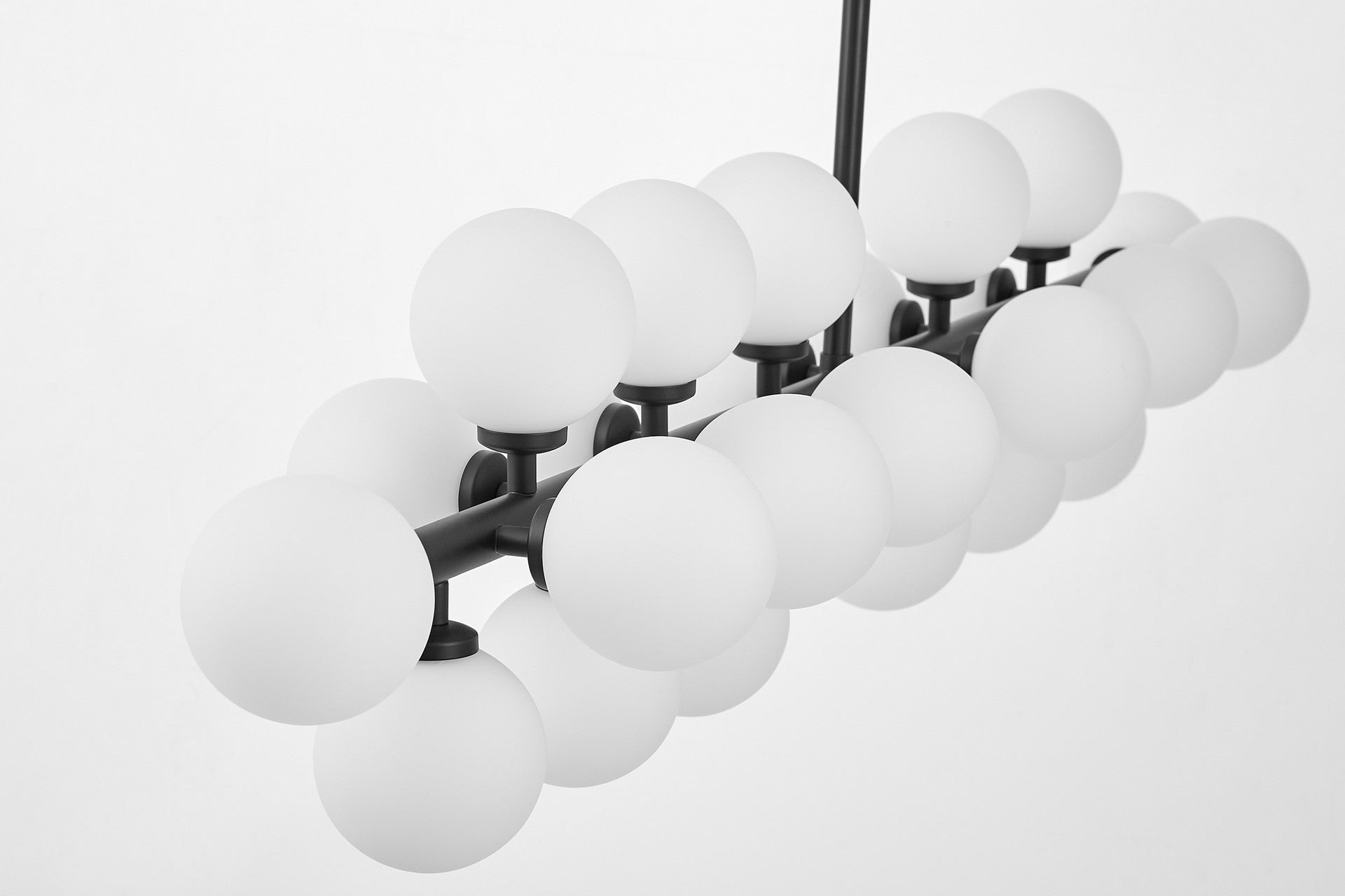 MODERN PENDANT LAMP BLACK PETRICA W24 - LuminaLux