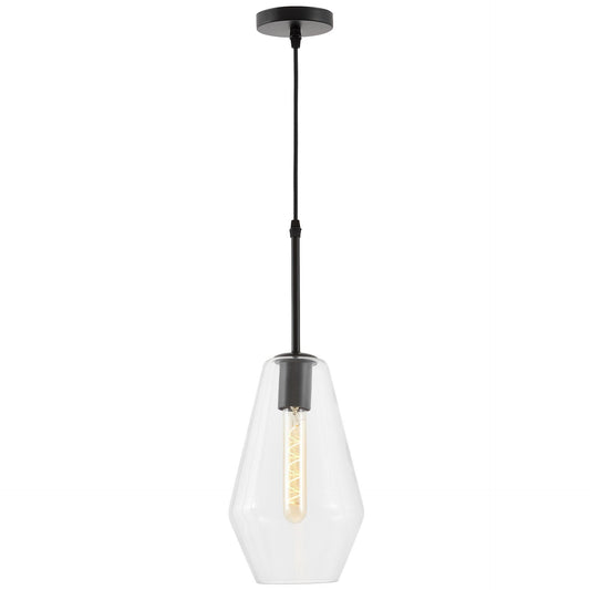 MODERN PENDANT LAMP BLACK SHARD W1 - LuminaLux