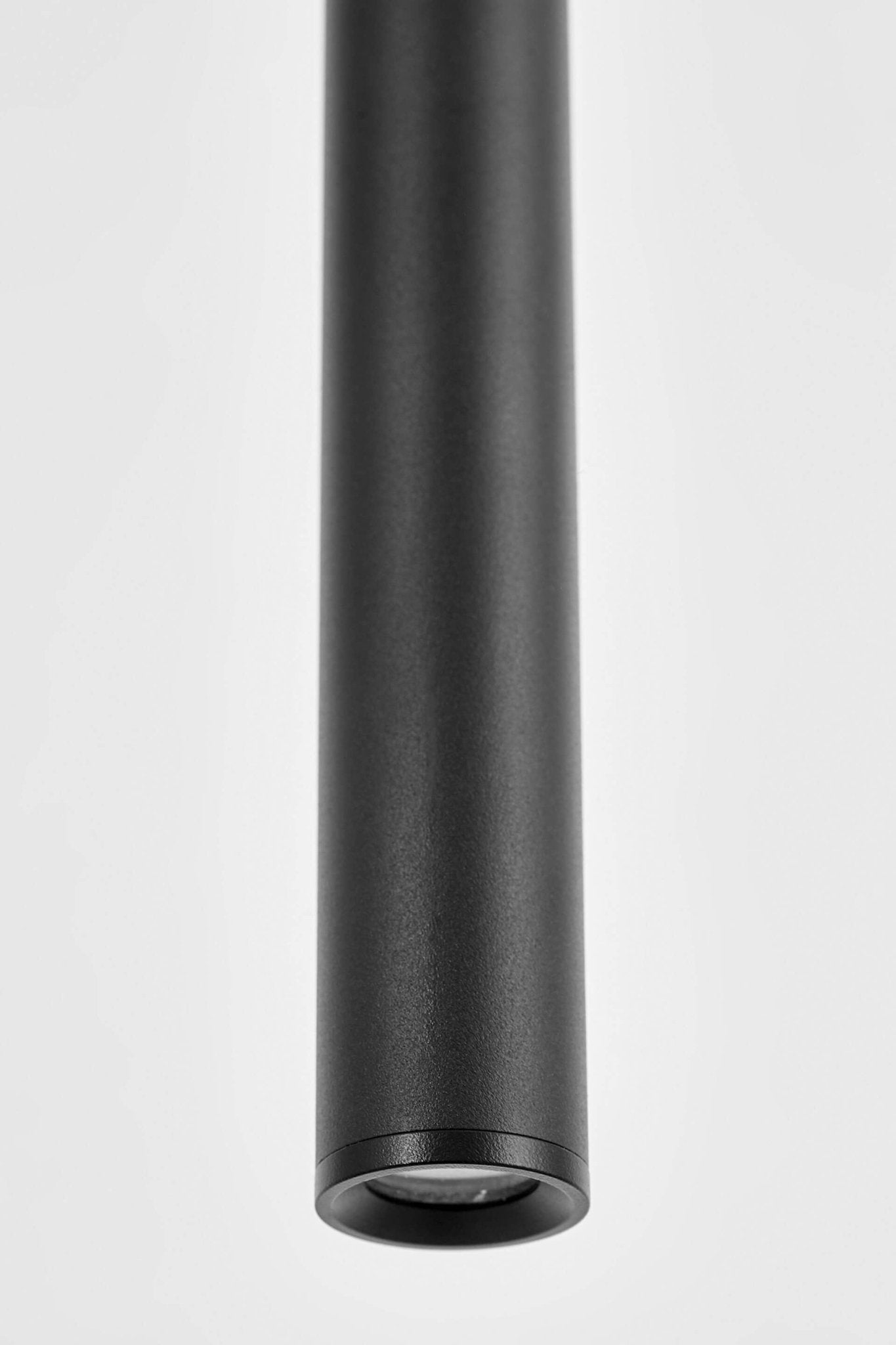 MODERN PENDANT LAMP BLACK TUBE SLIM W1 - LuminaLux